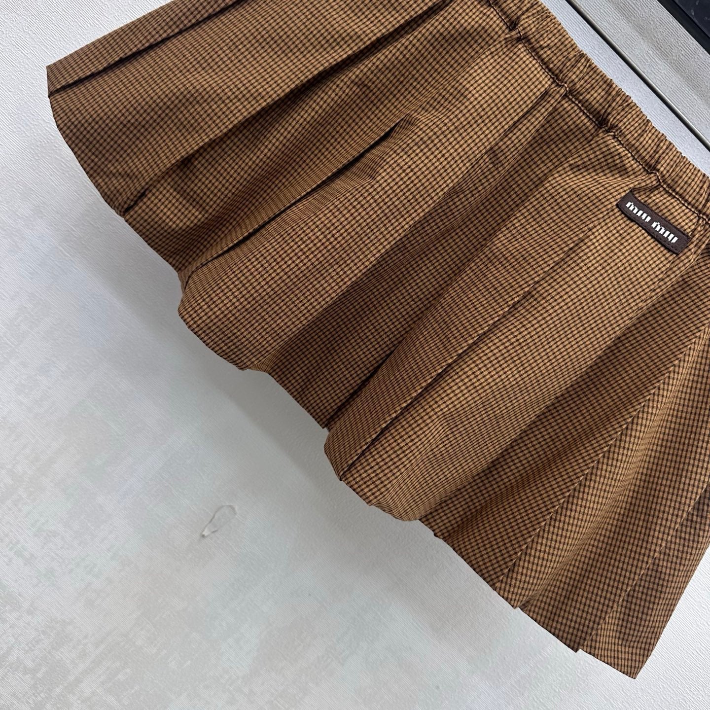MIUMIU 26S PLEATED MINI SKIRT 1565