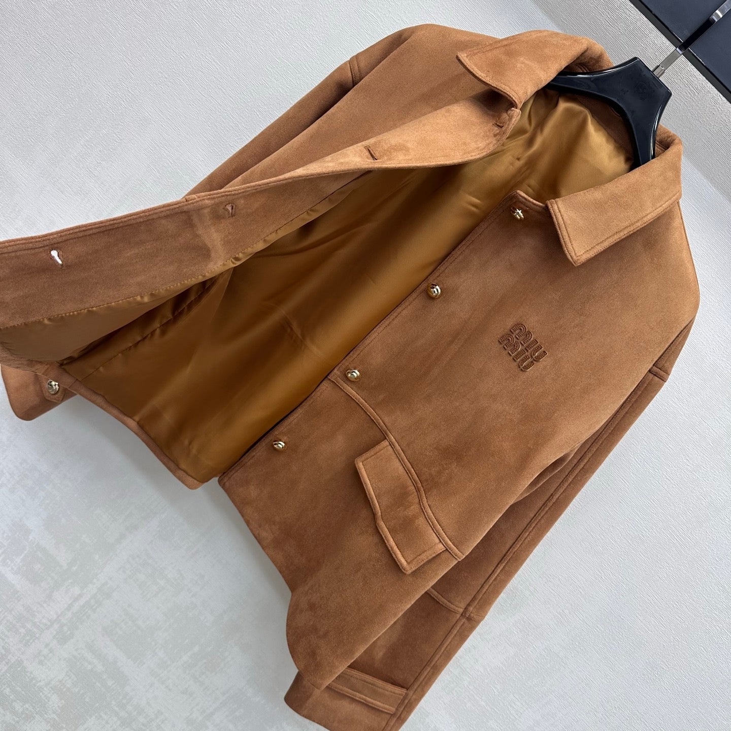 MIUMIU 26S SUEDE NAPPA LEATHER JACKET 1562