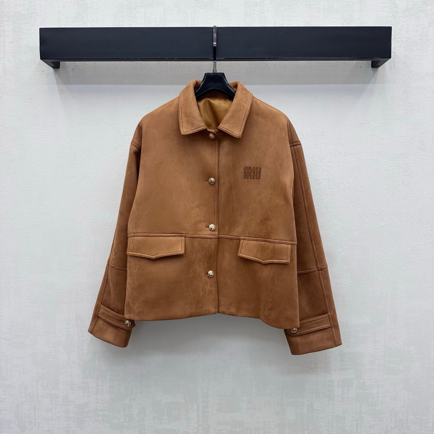 MIUMIU 26S SUEDE NAPPA LEATHER JACKET 1562