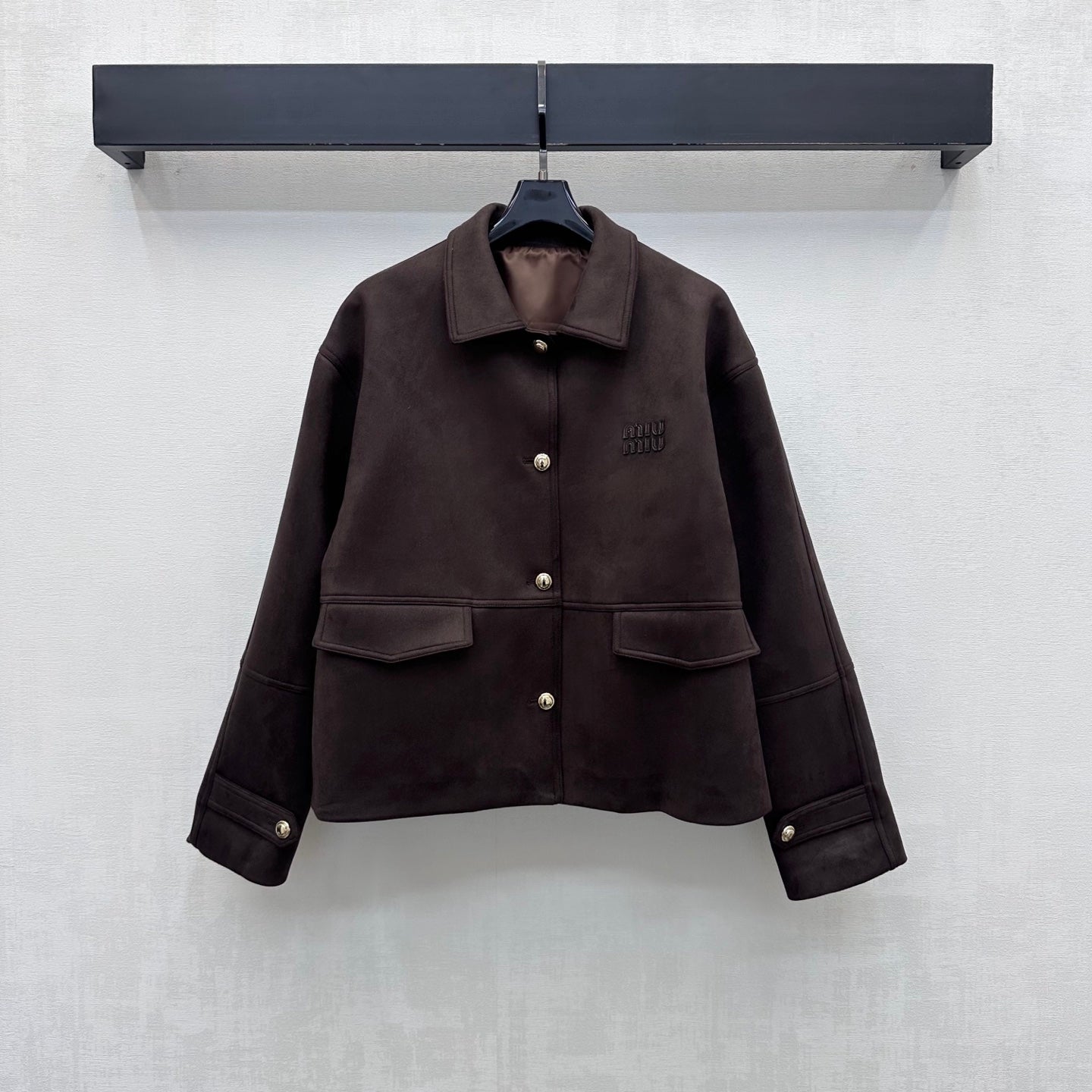 MIUMIU 26S SUEDE NAPPA LEATHER JACKET 1561