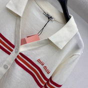 MIUMIU 26S COLLARED CARDIGAN 1510