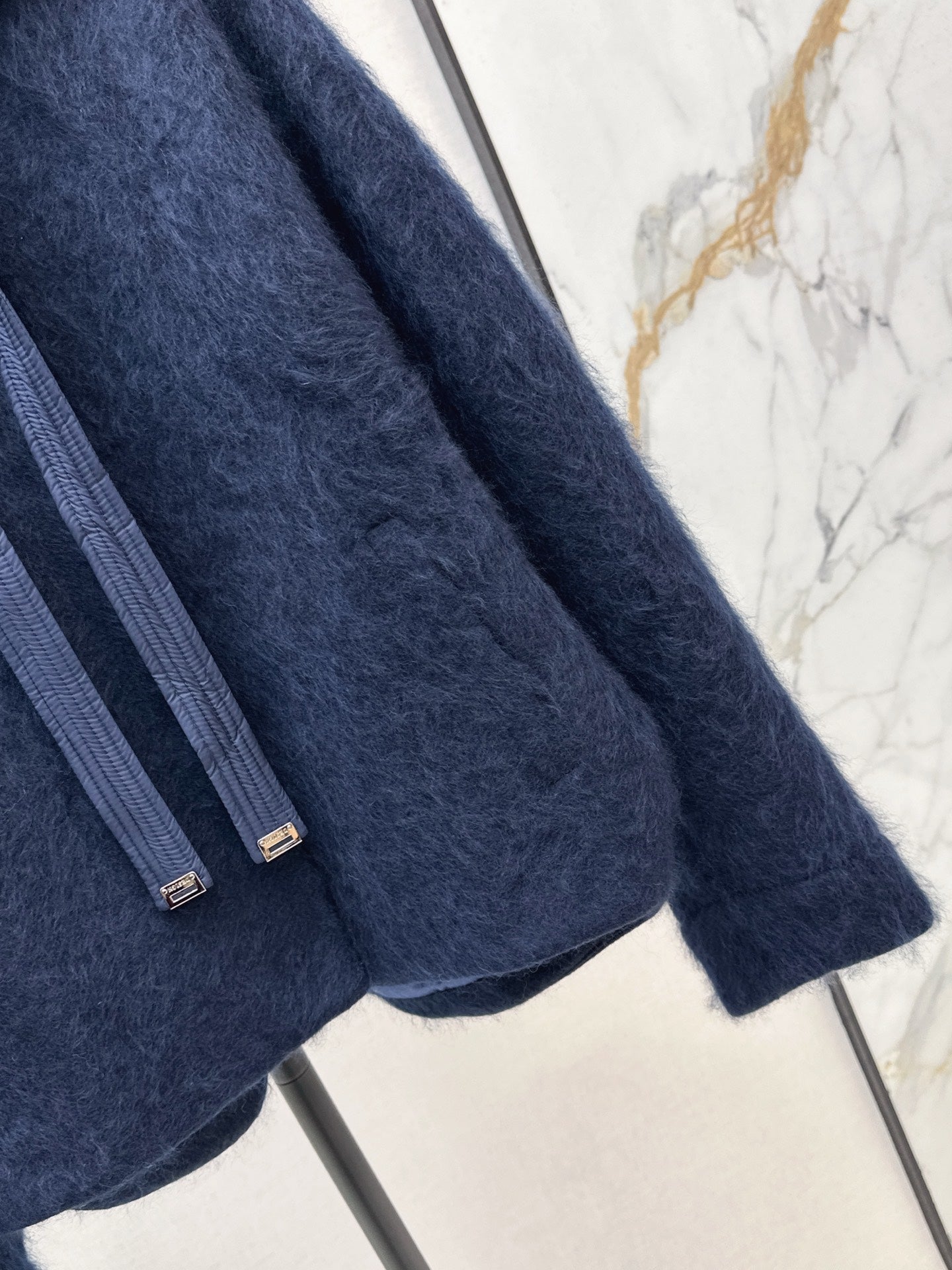 MAX MARA 25S HOODED KNIT JACKET 107