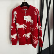 HERMES 25S LONG-SLEEVE SWEATER 468