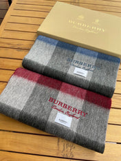 SCARF 180 CM IN DARK GRAY MIX NAVY BLUE CASHMERE 410320