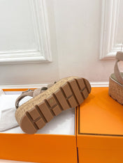 Havane 30 Sandal Light Brown Suede