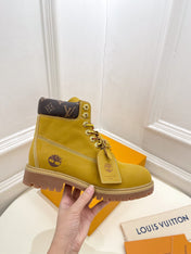 LV X TIMBERLAND MARTIN BOOT IN PEANUT BROWN SUEDE