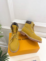 LV X TIMBERLAND MARTIN BOOT IN PEANUT BROWN SUEDE