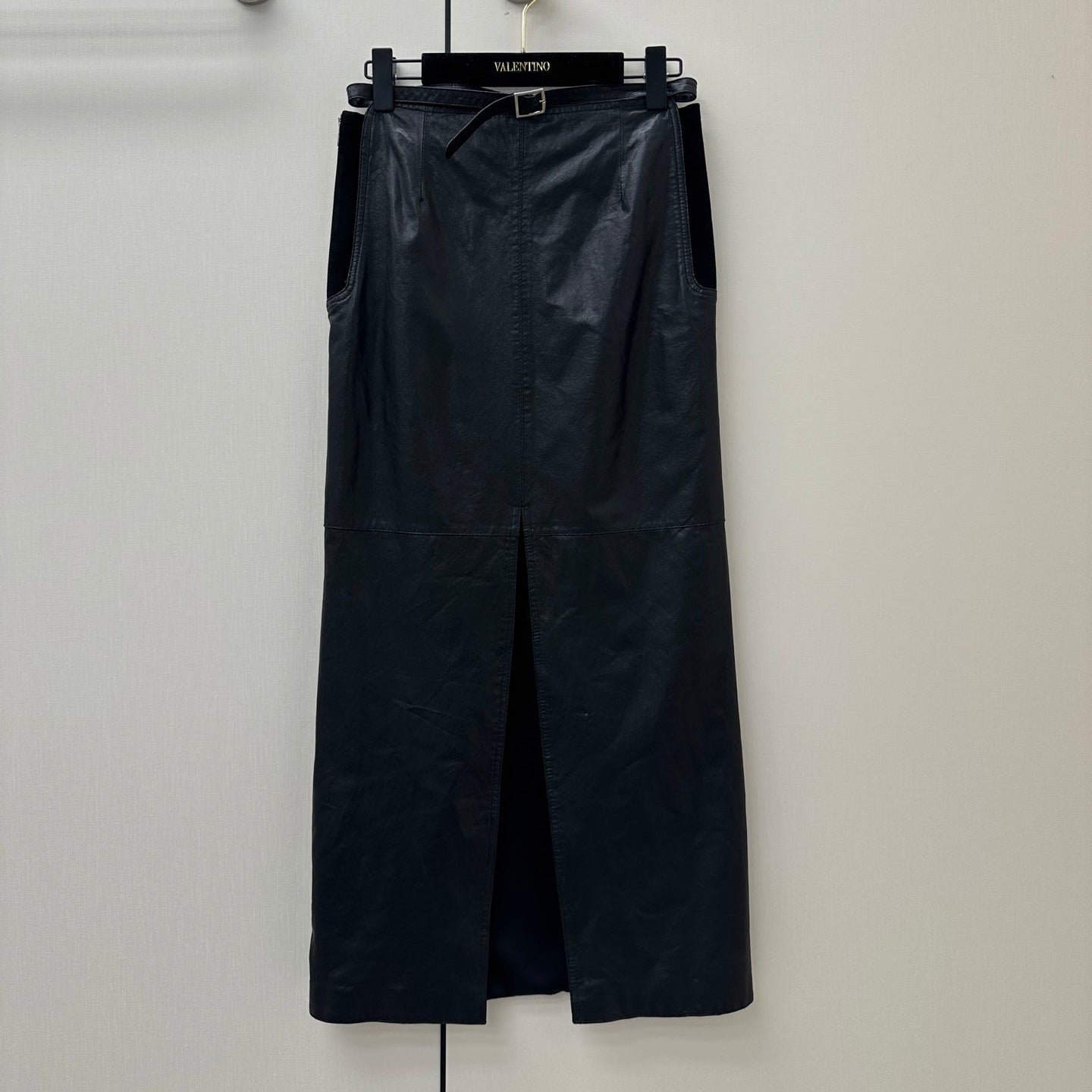 HERMES 26S LEATHER SKIRT 860