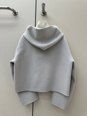 HERMES 26S CASHMERE HOODED JACKET 843