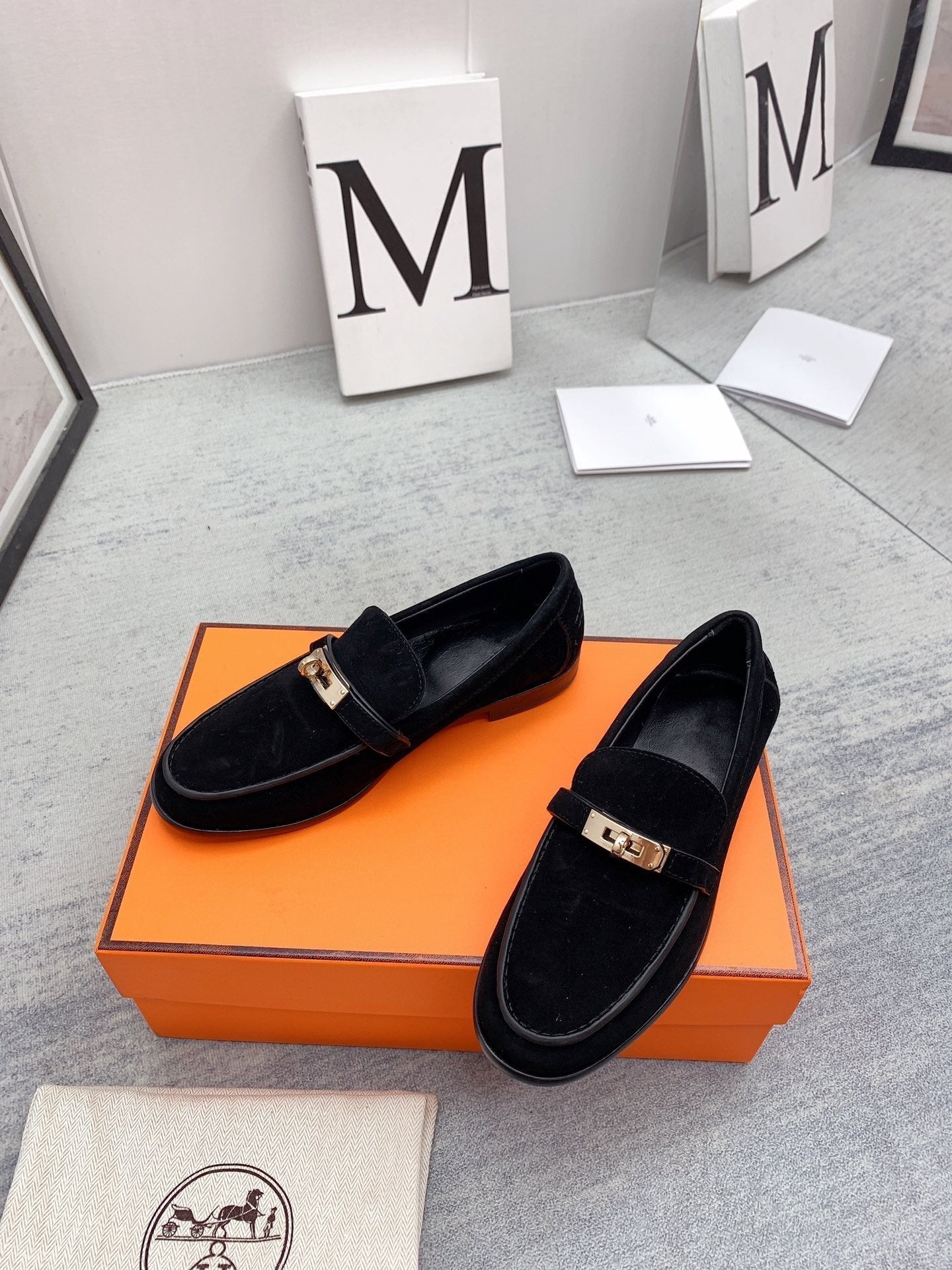 Destin Loafer Suede Black