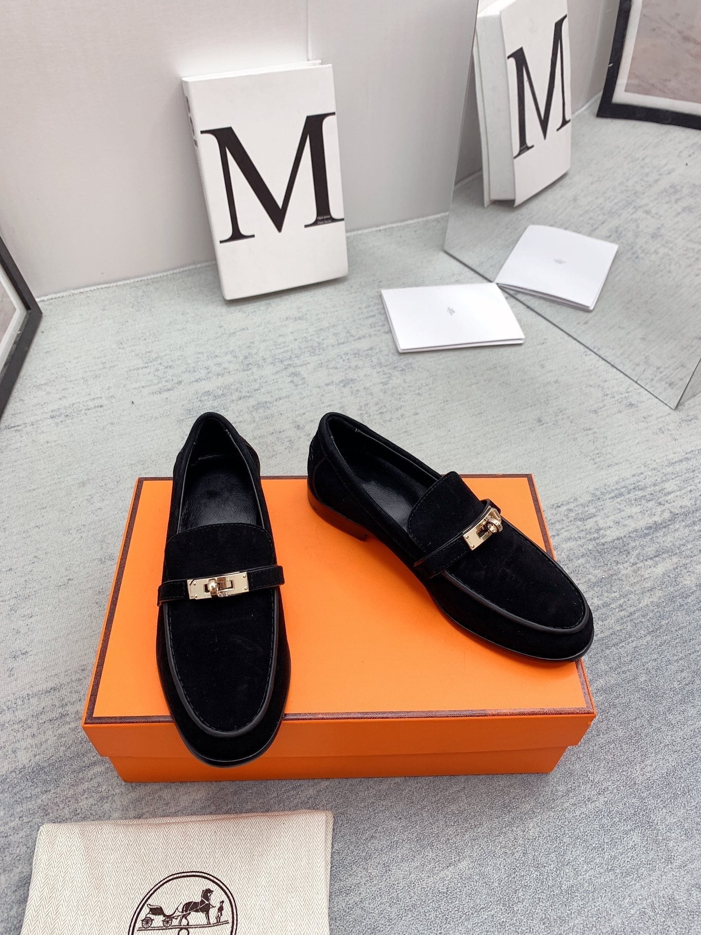 Destin Loafer Suede Black